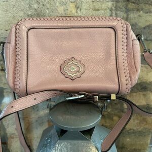 orYANY Blush Leather Crossbody Bag